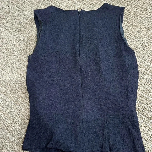 Vintage Black Button Vest - Picture 4 of 5